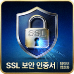 SSL 보안 인증서 배지 - 데이터 암호화를 상징하는 자물쇠 아이콘